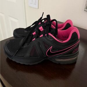 Nike Women's Black with Hot Pink Trim Athletic Sneakers
